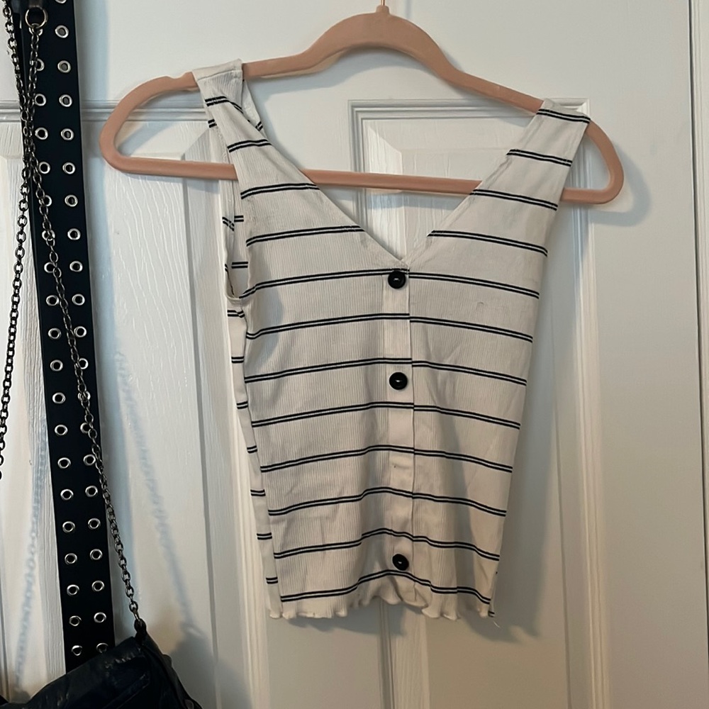 Strip tank top